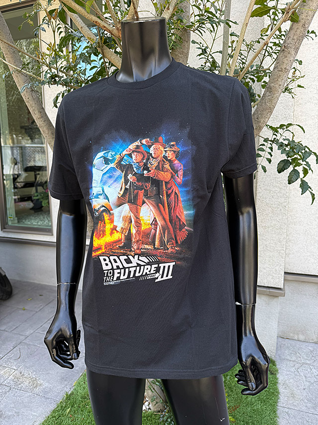 バック・トゥ・ザ・フューチャーpart3 海外限定Tシャツ 映画 バック・トゥ・ザ・フューチャー Part3 オフィシャル Tシャツ （L