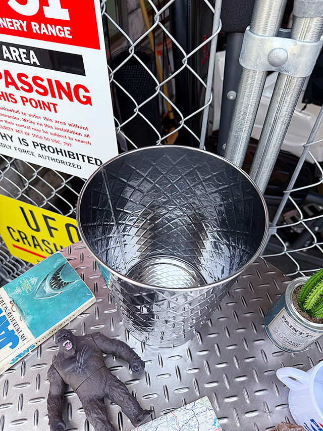 ダルトン　ステンレスバケツ　5L　（フェンス柄）　ゴミ箱　収納　鉢カバー ■ アメリカン雑貨 アメリカ雑貨 爆買 | DULTON | 01