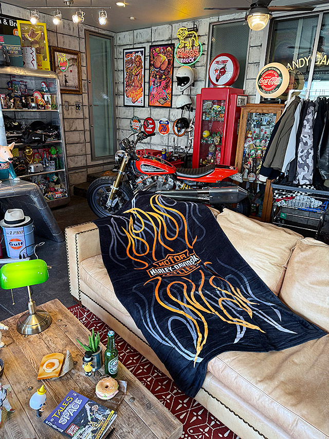 Harley Davidson（ハーレー・ダビッドソン） B&S フレイムス タオル