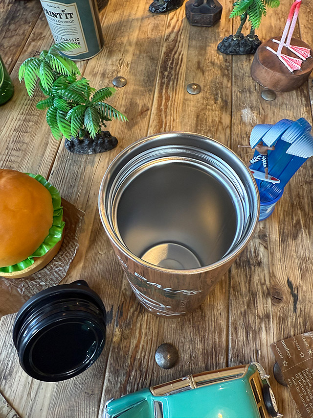 ハワイアン　ウッディプリント　ステンレス　耐熱ボトル　550ml　（サーフバス）　二重構造　水筒　保冷＆保温 |  | 03