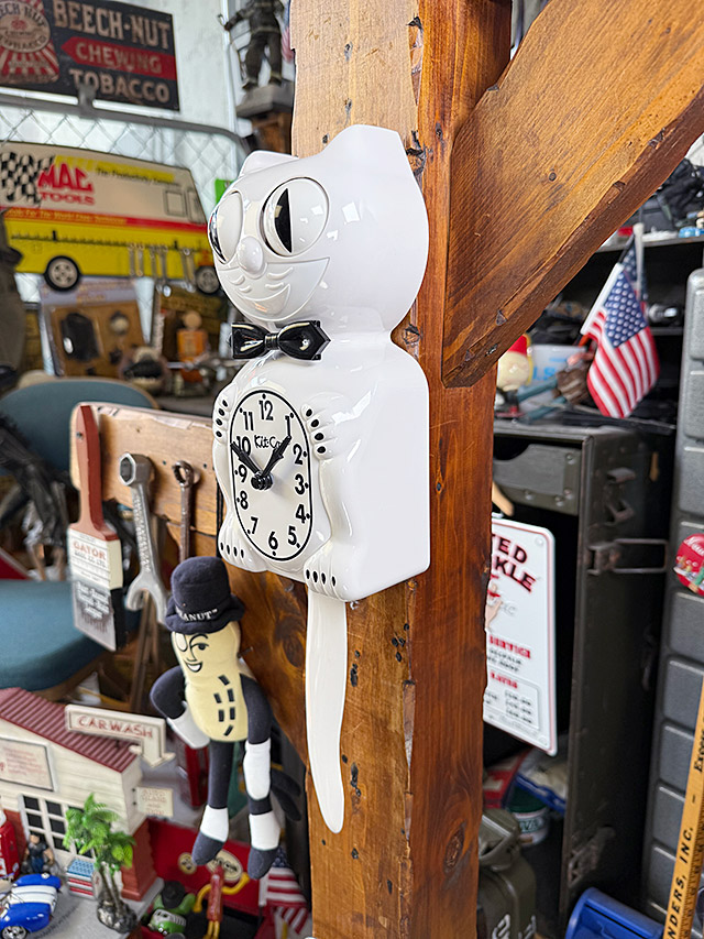 キットキャット　クロック　（ホワイトジェントルマン）　　MADE IN U.S.A. ■ アメリカン雑貨 アメリカ雑貨 |  | 04