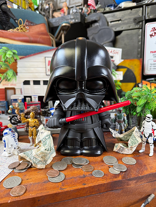 スターウォーズ　ダースベイダー　PVCバンク　貯金箱　フィギュア ■ アメリカン雑貨 アメリカ雑貨 |  | 07