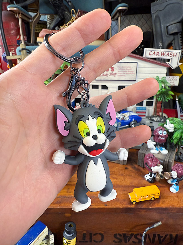 トムとジェリー PVCフィギュア キーホルダー （トム） □ アメリカン
