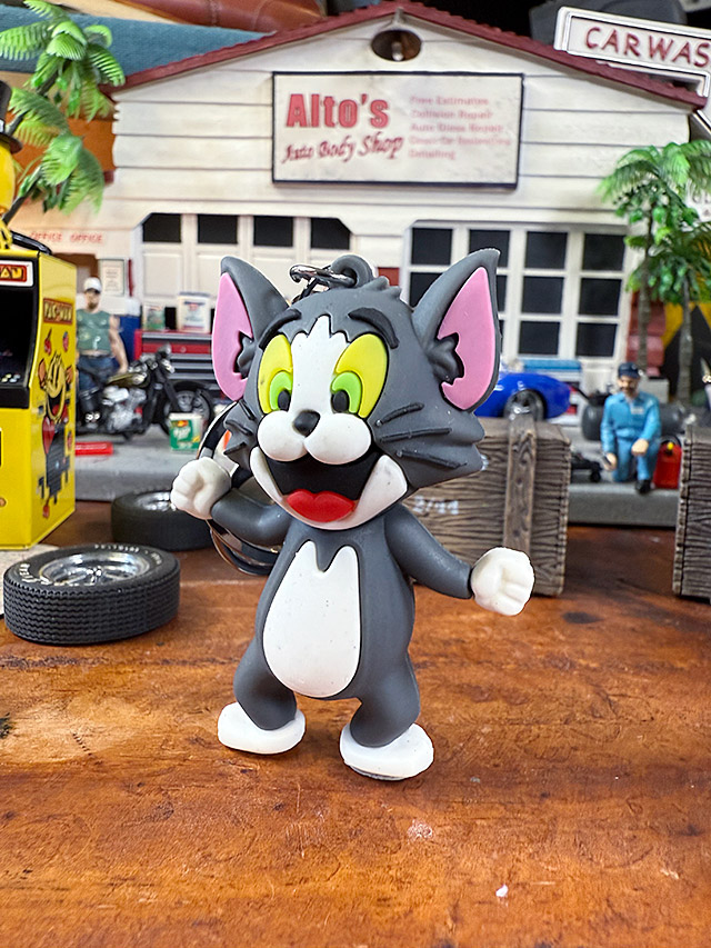 トムとジェリー PVCフィギュア キーホルダー （トム） □ アメリカン
