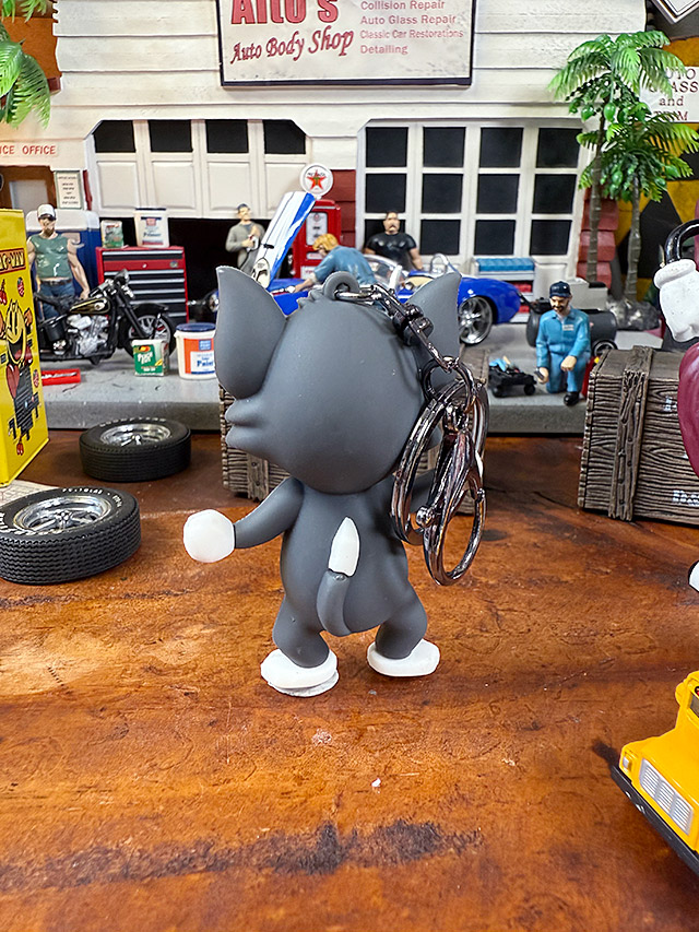 トムとジェリー PVCフィギュア キーホルダー （トム） □ アメリカン