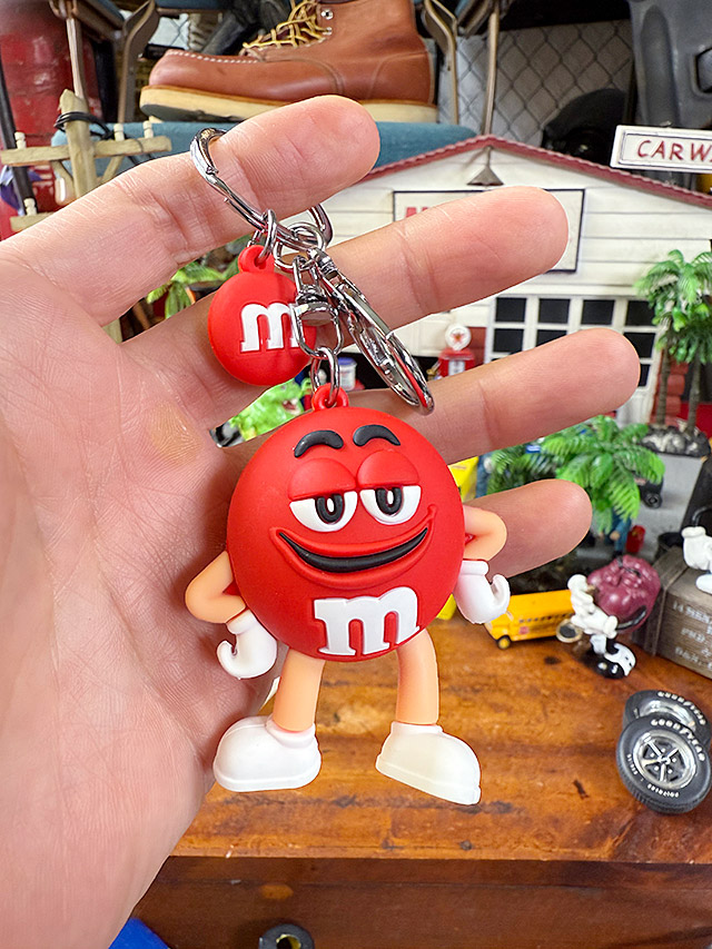 M&M's　PVCフィギュア　キーホルダー　（レッド） ■ アメリカン雑貨 アメリカ雑貨 | 