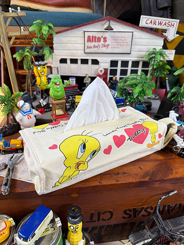 トゥイーティー　ティッシュカバー ■ アメリカン雑貨 アメリカ雑貨 | 