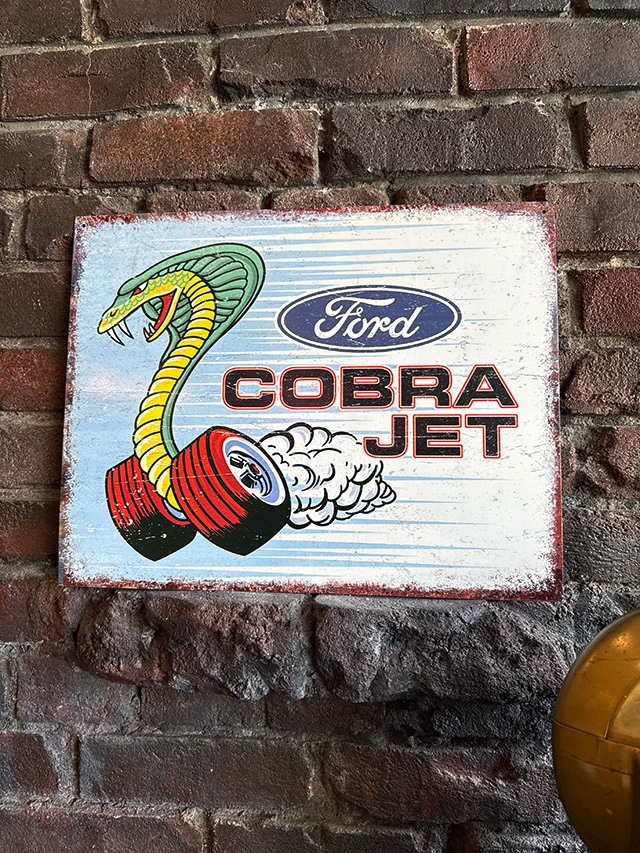 フォード　コブラジェット　ブリキ看板 ■ アメリカン雑貨 アメリカ雑貨 | 