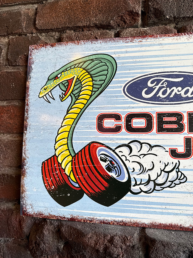 フォード　コブラジェット　ブリキ看板 ■ アメリカン雑貨 アメリカ雑貨 |  | 01