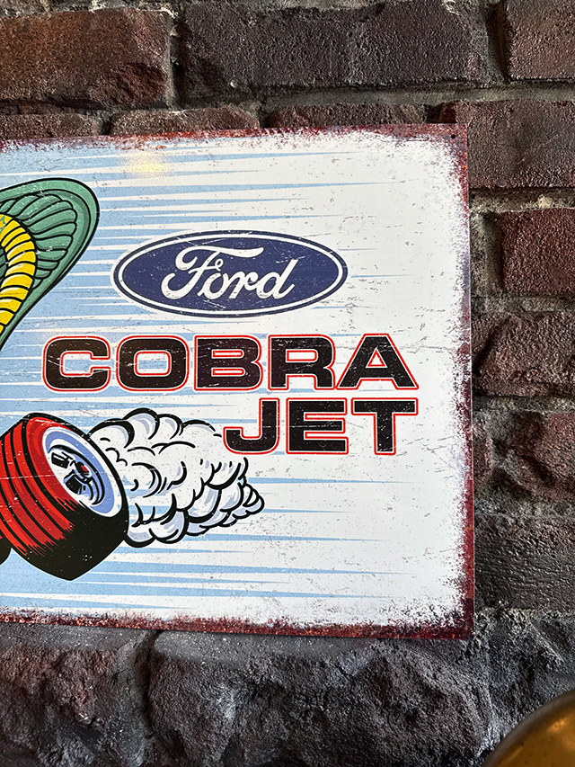 フォード　コブラジェット　ブリキ看板 ■ アメリカン雑貨 アメリカ雑貨 |  | 02