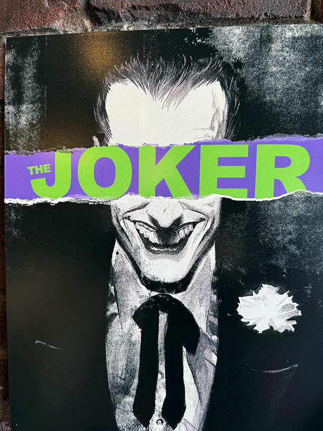 DCコミックス　ジョーカー　ブリキ看板　（Sliced）　バットマン ■ アメリカン雑貨 アメリカ雑貨 |  | 01