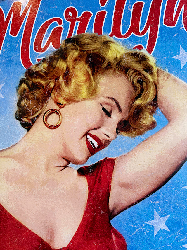 マリリン・モンロー　ブリキ看板　（アメリカンスイートハート） ■ アメリカン雑貨 アメリカ雑貨 |  | 01