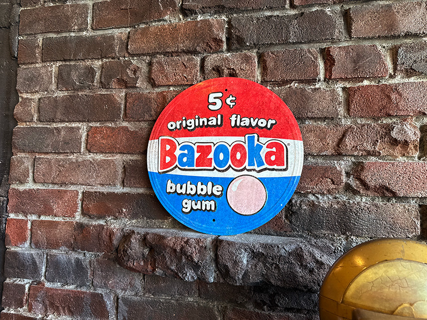 バズーカ　バブルガム　ラウンド型　ブリキ看板 ■ アメリカン雑貨 アメリカ雑貨 |  | 04