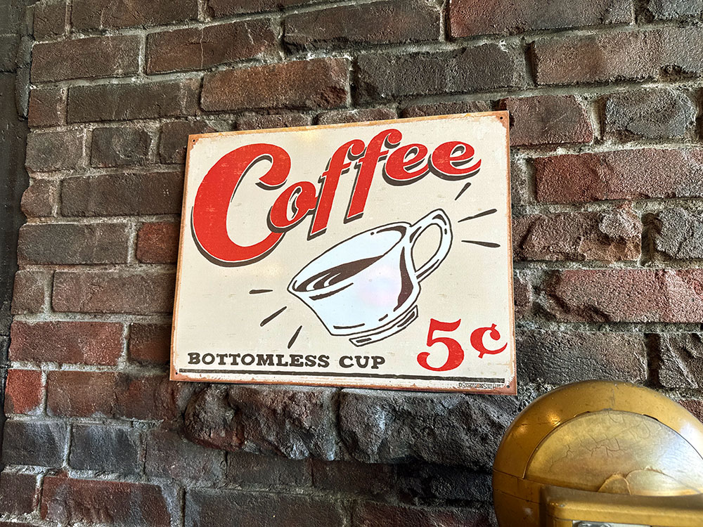 コーヒー　5セント　ブリキ看板　■ アメリカン雑貨 アメリカ雑貨 |  | 04