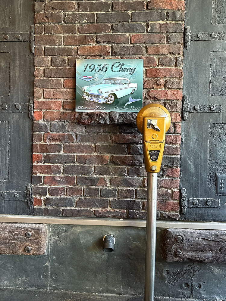 Chevy 1956年 シボレー ベルエア ブリキ看板 □ アメリカン雑貨