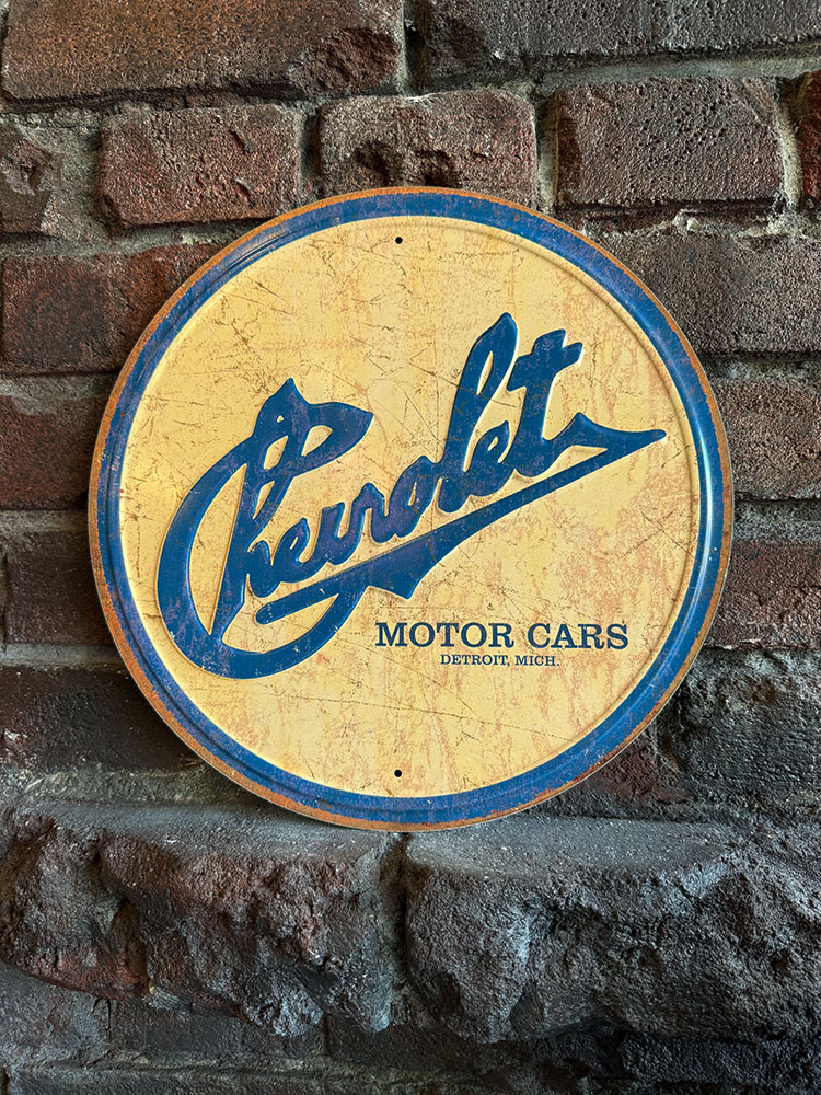 シボレー　ヴィンテージロゴ　ブリキ看板　■ アメリカン雑貨 アメリカ雑貨 | Chevy