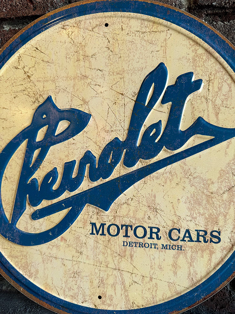 シボレー　ヴィンテージロゴ　ブリキ看板　■ アメリカン雑貨 アメリカ雑貨 | Chevy | 01
