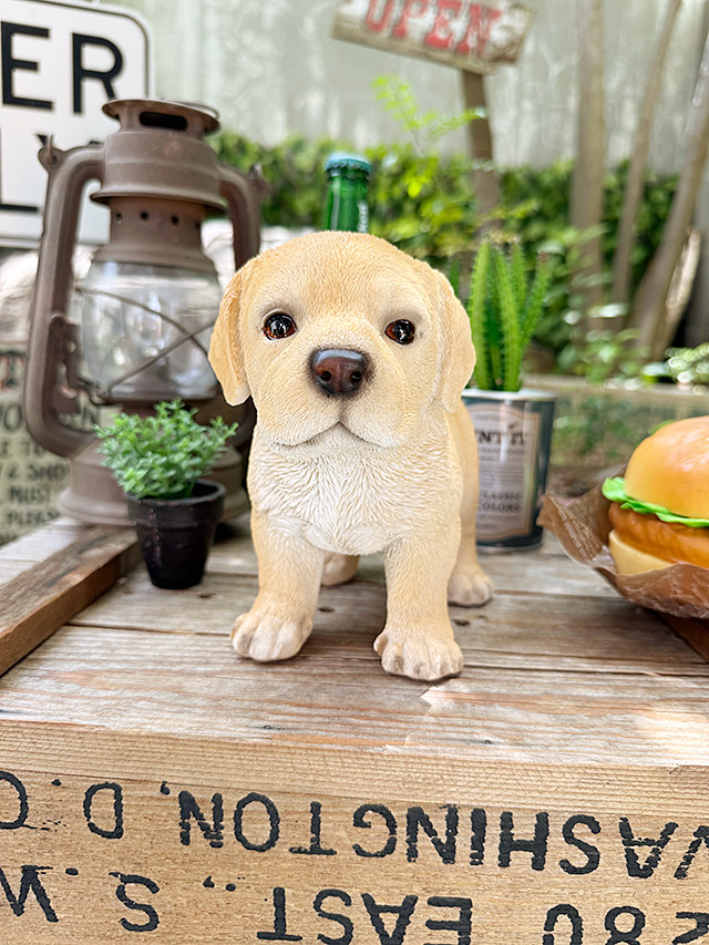 ラブラドールレトリバー レジン製スタチュー ドッグオーナメント