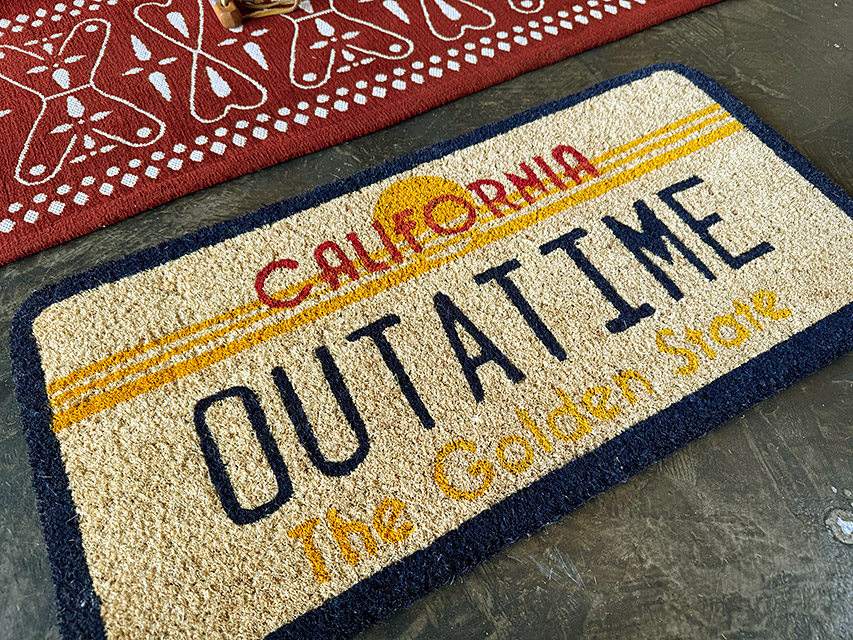 希少品！70's〜ネイティブアメリカン　玄関マット　USAヴィンテージ雑貨ナバホ 希少品！70's〜ネイティブアメリカン 玄関マット USA