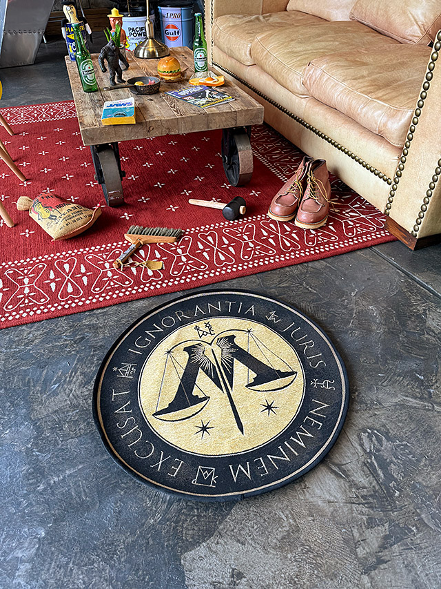 映画 ハリーポッター 魔法省 ラグマット ルームマット □ アメリカン