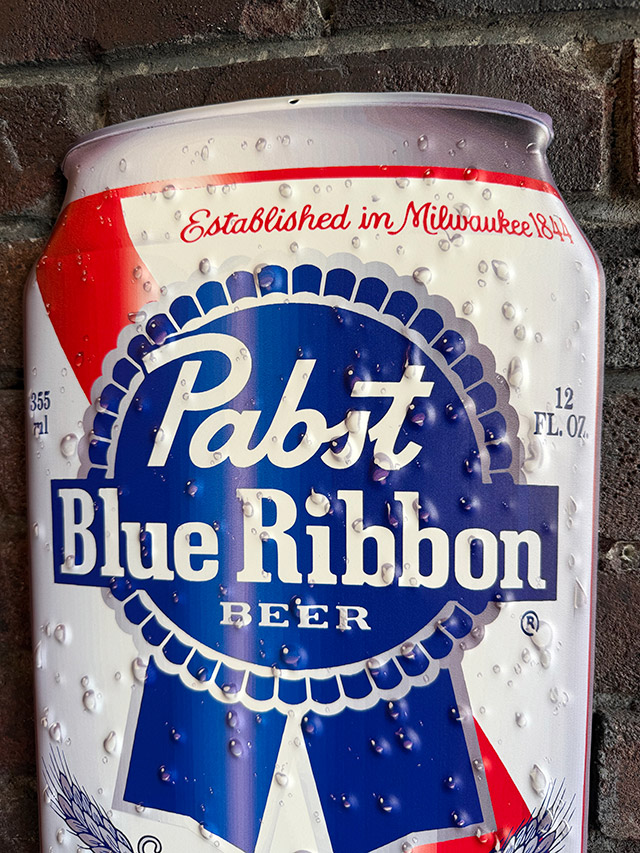 パブスト　ブルーリボン　ビール缶　エンボス　ティンサイン　ブリキ看板 ■ アメリカン雑貨 アメリカ雑貨 |  | 01