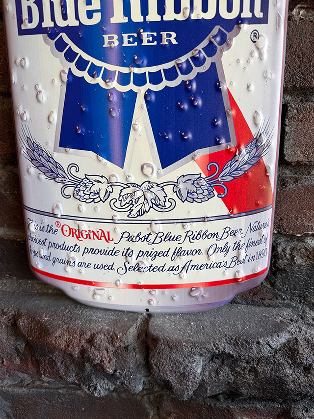 パブスト　ブルーリボン　ビール缶　エンボス　ティンサイン　ブリキ看板 ■ アメリカン雑貨 アメリカ雑貨 |  | 02