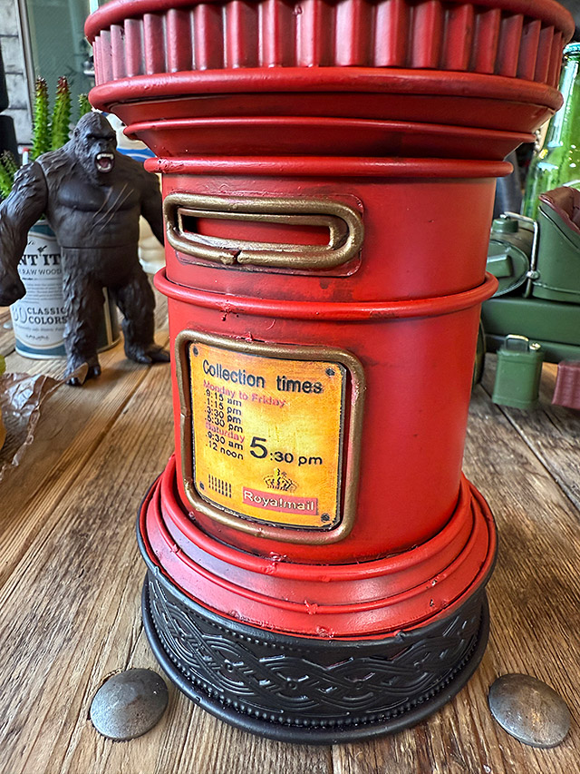 外国の郵便ポスト　フラワーポット　ブリキオブジェ ■ アメリカン雑貨 アメリカ雑貨 |  | 02