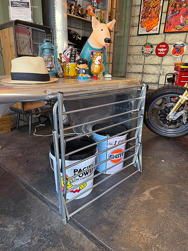 ポストジェネラル　フォルダブル　シューズラック　ジンク　（シルバー）　折り畳み式　靴置き ■ アメリカン雑貨 アメリカ雑貨 |  | 11