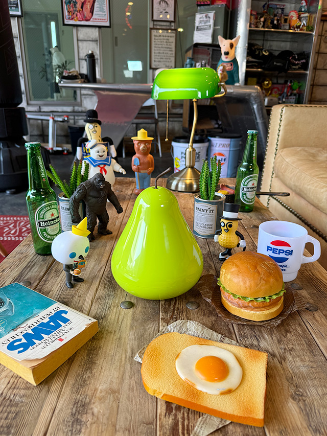 クオリー ペアーポッド 小物入れ 洋梨型コンテナ （グリーン