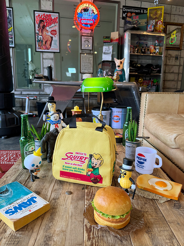 アドバタイジング　ランチバッグ　（スクアート）　保冷バッグ ■ アメリカン雑貨 アメリカ雑貨 |  | 05