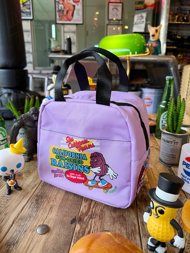 アドバタイジング　ランチバッグ　（カリフォルニアレーズン）　保冷バッグ ■ アメリカン雑貨 アメリカ雑貨 | 