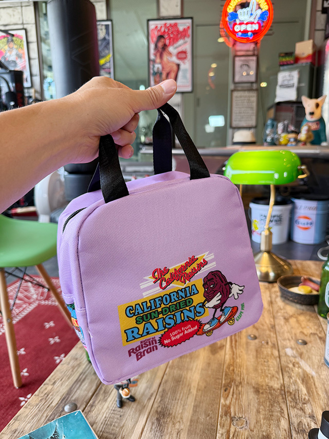 アドバタイジング　ランチバッグ　（カリフォルニアレーズン）　保冷バッグ ■ アメリカン雑貨 アメリカ雑貨 |  | 04