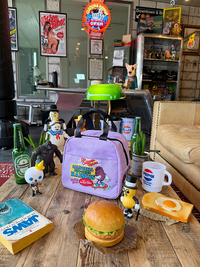 アドバタイジング　ランチバッグ　（カリフォルニアレーズン）　保冷バッグ ■ アメリカン雑貨 アメリカ雑貨 |  | 05