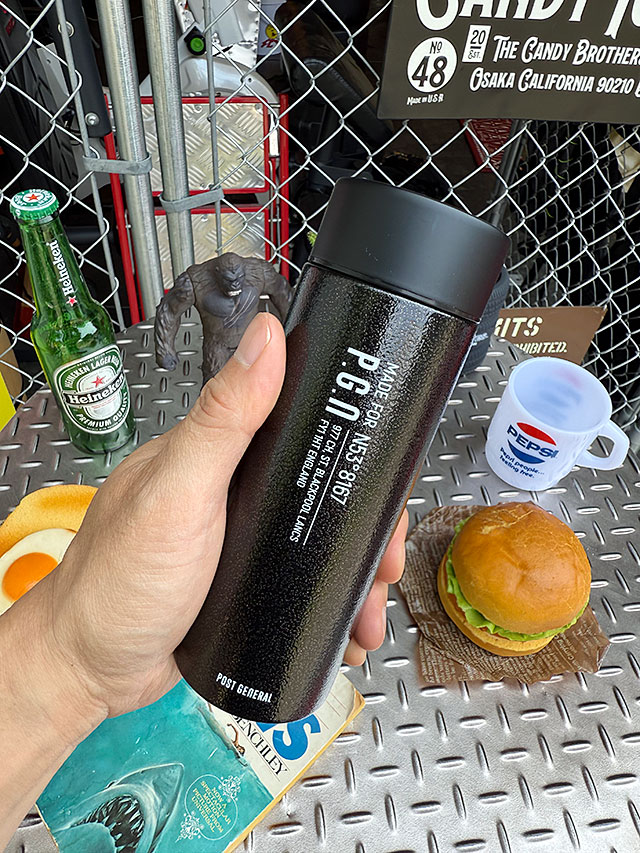 ポストジェネラル　保温＆保冷　ステンレス　二重構造　ショートボトル　260ml　ダブルウォール　（ブラック） 爆買 | 