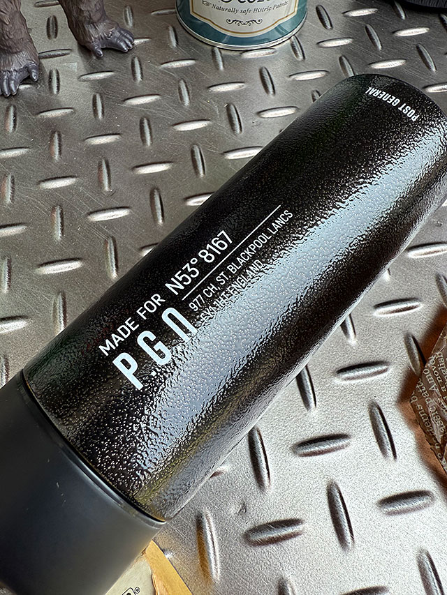 ポストジェネラル　保温＆保冷　ステンレス　二重構造　ショートボトル　260ml　ダブルウォール　（ブラック） 爆買 |  | 02