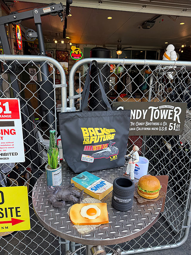 映画　バック・トゥ・ザ・フューチャー　デロリアン　トートバッグ ■ アメリカン雑貨 アメリカ雑貨 |  | 02