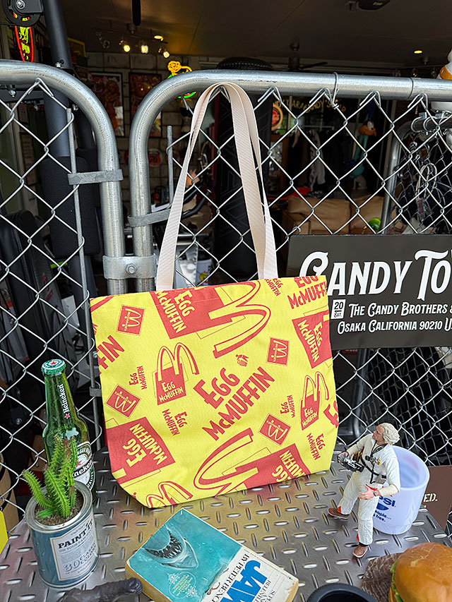 マクドナルド　エッグマックマフィン　＆　クォーターパウンダー　オフィシャル　トートバッグ ■ アメリカ雑貨 アメリカン雑貨 | 