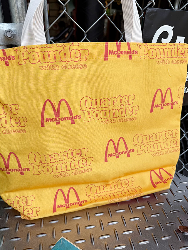 マクドナルド　エッグマックマフィン　＆　クォーターパウンダー　オフィシャル　トートバッグ ■ アメリカ雑貨 アメリカン雑貨 |  | 03