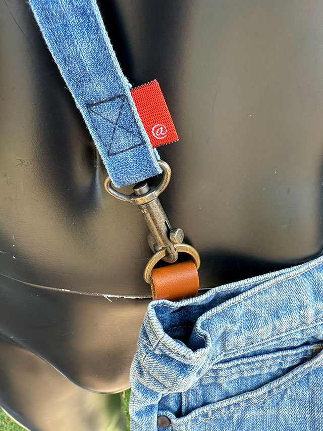 アライヤン　ジーンズポシェット　＆　ショルダーストラップ （淡色）　岡山産デニム　MADE IN JAPAN　■ アメリカ雑貨 アメリカン雑貨 |  | 02