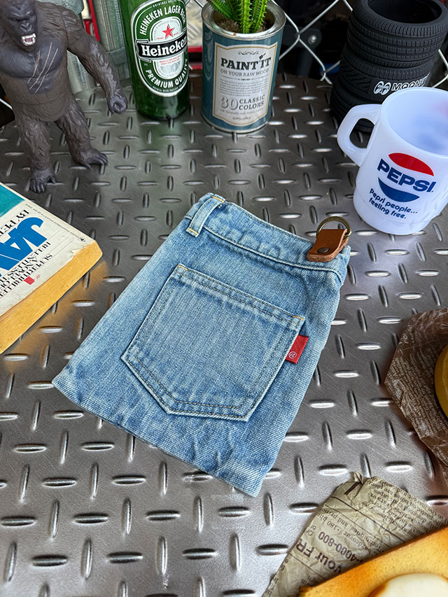 アライヤン　ジーンズポシェット　＆　ショルダーストラップ （淡色）　岡山産デニム　MADE IN JAPAN　■ アメリカ雑貨 アメリカン雑貨 |  | 11