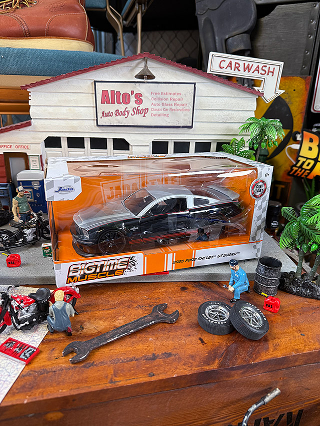 Jada　2008年　フォード　マスタング　シェルビー　GT-500KR　ダイキャストミニカー　1/24　（シルバー×ブラック）　BIG TIME MUSCLE |  | 07