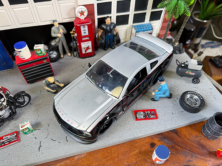 Jada　2008年　フォード　マスタング　シェルビー　GT-500KR　ダイキャストミニカー　1/24　（シルバー×ブラック）　BIG TIME MUSCLE |  | 01