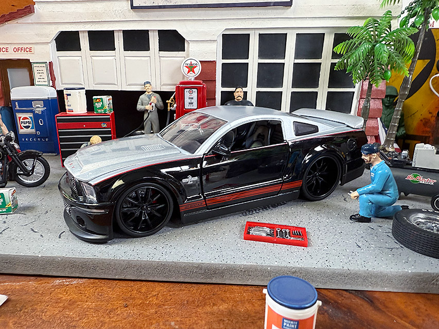 Jada　2008年　フォード　マスタング　シェルビー　GT-500KR　ダイキャストミニカー　1/24　（シルバー×ブラック）　BIG TIME MUSCLE |  | 04