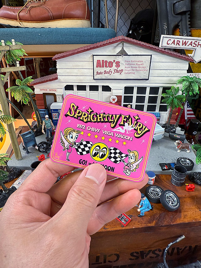 ムーンアイズ スプライトリーフェアリー ステッカー □ アメリカン雑貨