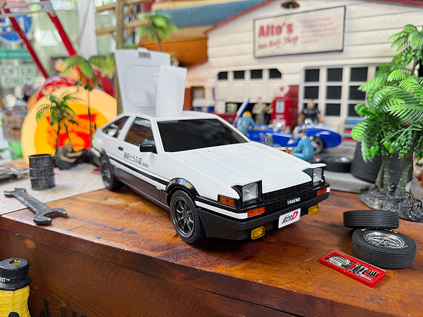 頭文字D トヨタ AE86 スプリンタートレノ 藤原とうふ店(自家用)仕様 ウェットティッシュケース ■ アメリカン雑貨 アメリカ雑貨 関連画像2