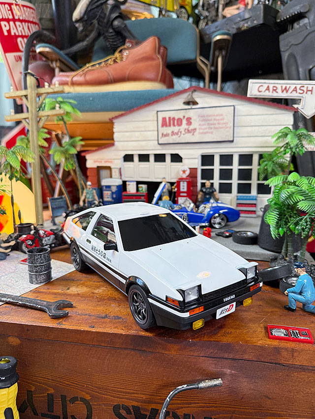 頭文字D　トヨタ AE86 スプリンタートレノ　藤原とうふ店(自家用)仕様　ウェットティッシュケース ■ アメリカン雑貨 アメリカ雑貨 |  | 08