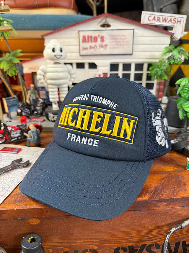 ミシュラン　メッシュキャップ　リップストップ　（ネイビー） ■ アメリカン雑貨 アメリカ雑貨 | 