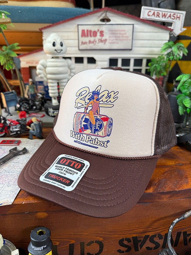 OTTO　サンデーレース　メッシュキャップ（パブスト） ■ アメリカン雑貨 アメリカ雑貨 | 