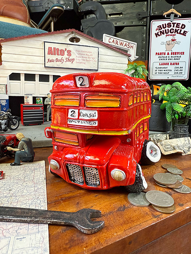 オールディーズマネーバンク　（ロンドンバス） ■ アメリカン雑貨 アメリカ雑貨 |  | 02