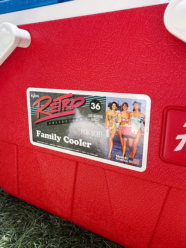 限定モデル　イグルー　ピクニックバスケット レトロ　23L　リミテッドエディション　（アメリカーナ）　缶を36本収納可能　MADE IN U.S.A. |  | 05
